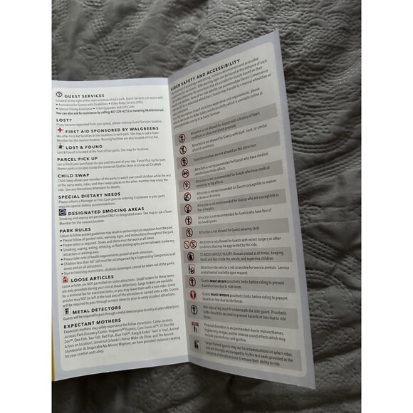 RARE Universal Studios 2 Park Guide Map 2023 - LAST UNIVERSAL MAPS EVER PRINTED - Picture 7 of 13